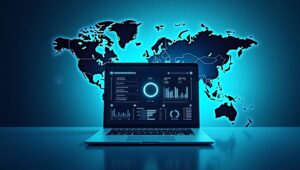 AI dashboard on laptop for 6 Best AI Tools to Automate Online Businesses in 2025 Easily